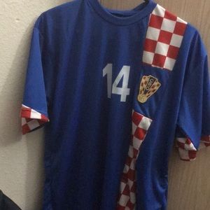 Men’s soccer jersey.